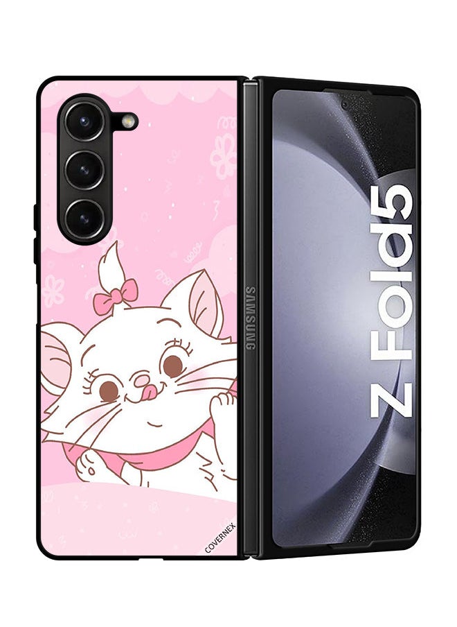 Covernex Protective Case Cover For Samsung Galaxy Z Fold 5 Cat Clip Art  - Image 1