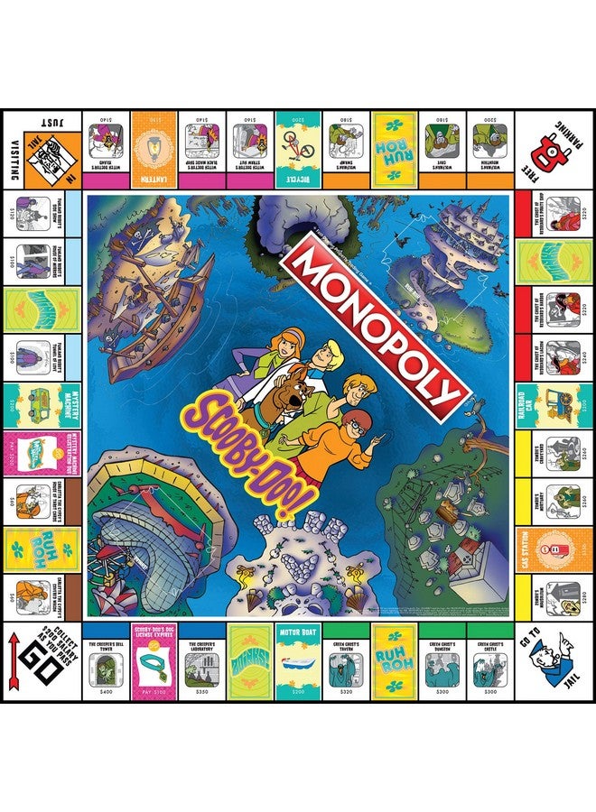 USAopoly لعبة مونوبولي سكوبي دو! | منتجات سكوبي دو الرسمية المستندة إلى الكرتون الشهير سكوبي دو! | لعبة مونوبولي الكلاسيكية التي تضم شخصيات سكوبي دو! - Image 3