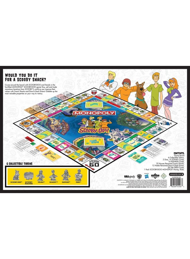 USAopoly لعبة مونوبولي سكوبي دو! | منتجات سكوبي دو الرسمية المستندة إلى الكرتون الشهير سكوبي دو! | لعبة مونوبولي الكلاسيكية التي تضم شخصيات سكوبي دو! - Image 5