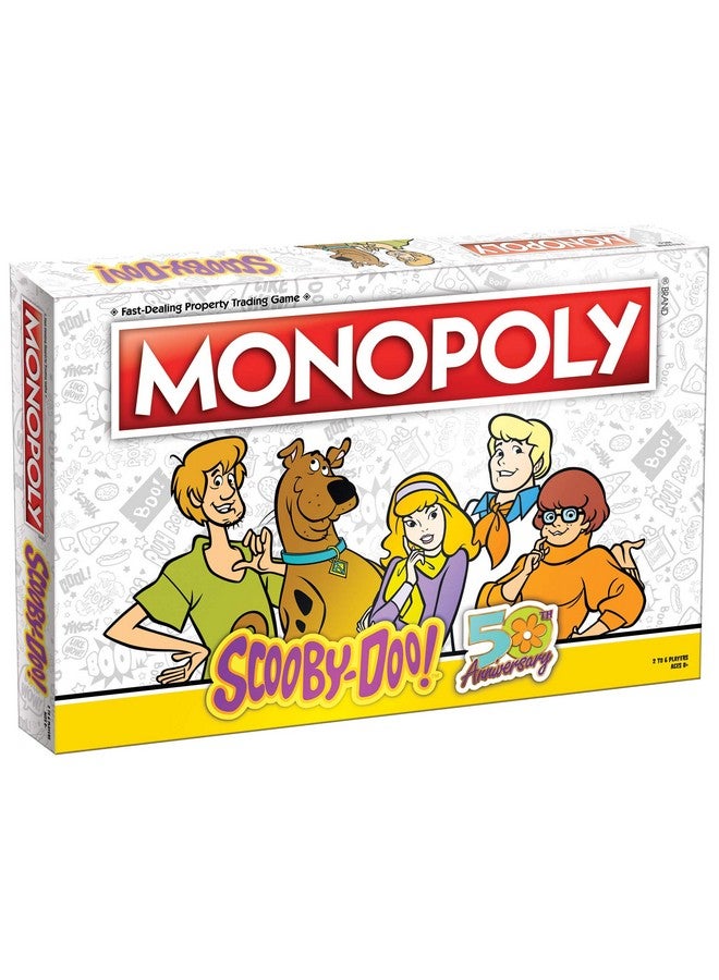 USAopoly لعبة مونوبولي سكوبي دو! | منتجات سكوبي دو الرسمية المستندة إلى الكرتون الشهير سكوبي دو! | لعبة مونوبولي الكلاسيكية التي تضم شخصيات سكوبي دو! - Image 1