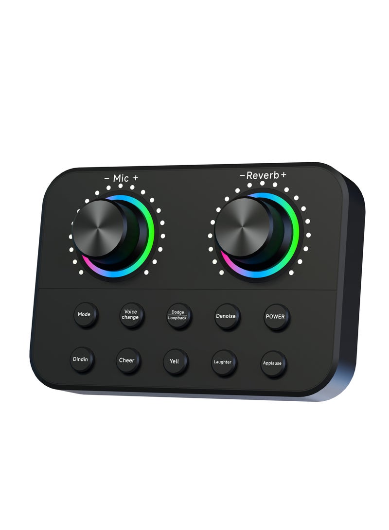 BOX6 professional audio mixer, professional studio sound card, real-time USB sound card, real-time audio mixer interface for life game anchors, new product release  - Image 1
