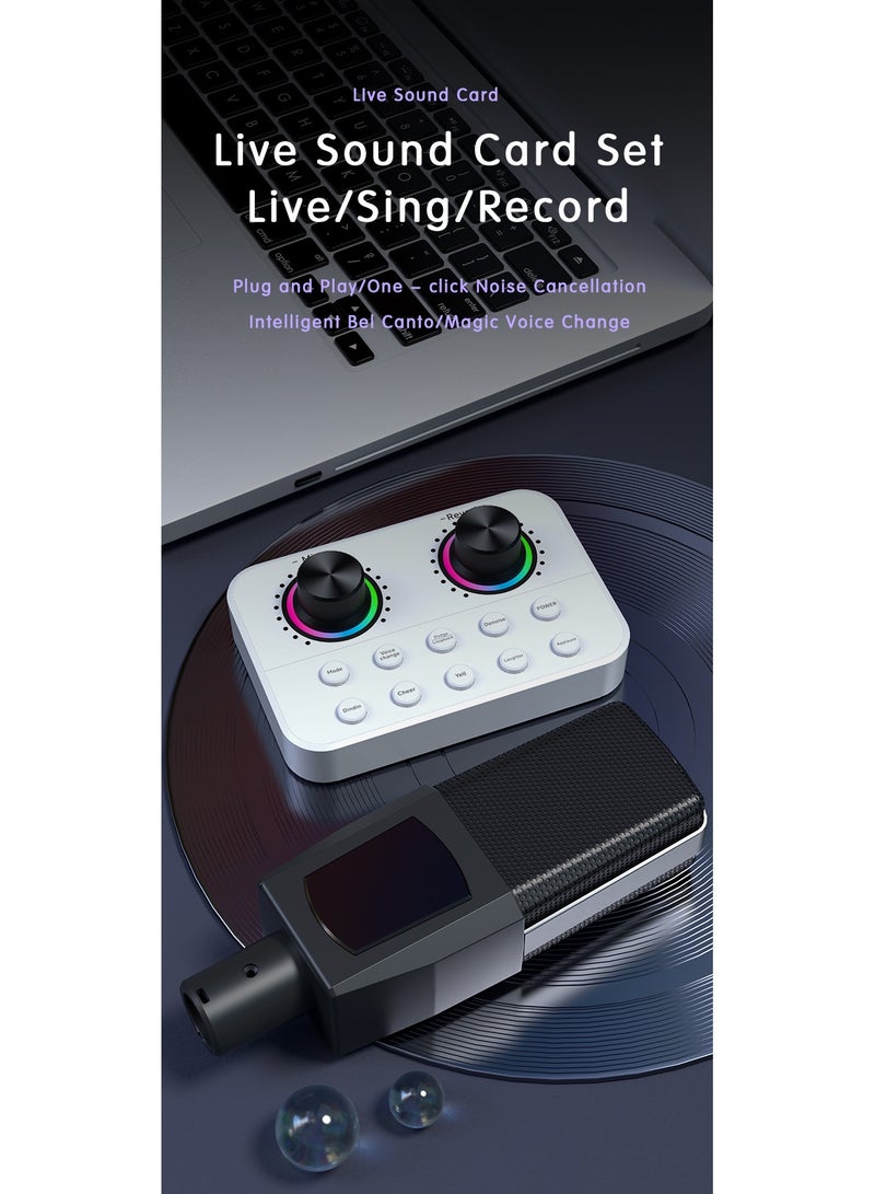 BOX6 professional audio mixer, professional studio sound card, real-time USB sound card, real-time audio mixer interface for life game anchors, new product release  - Image 2