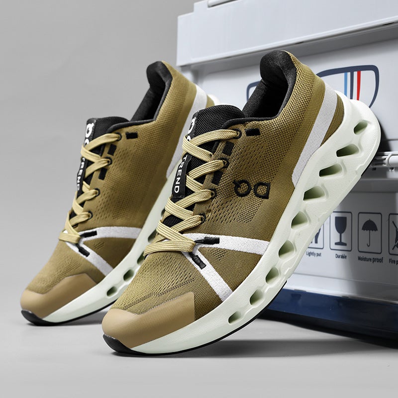 Running Shoes Men'S Real Rice Shock Absorption Sole Ultra Light Professional Breathable Big Kids Teenagers Sports Running Shoes Women - Image 4