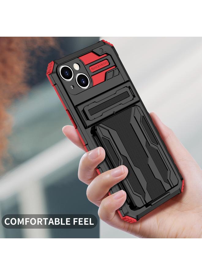 اس-توب جراب لهاتف iPhone 15 مزود بمسند ومحفظة وبطاقة - Image 5