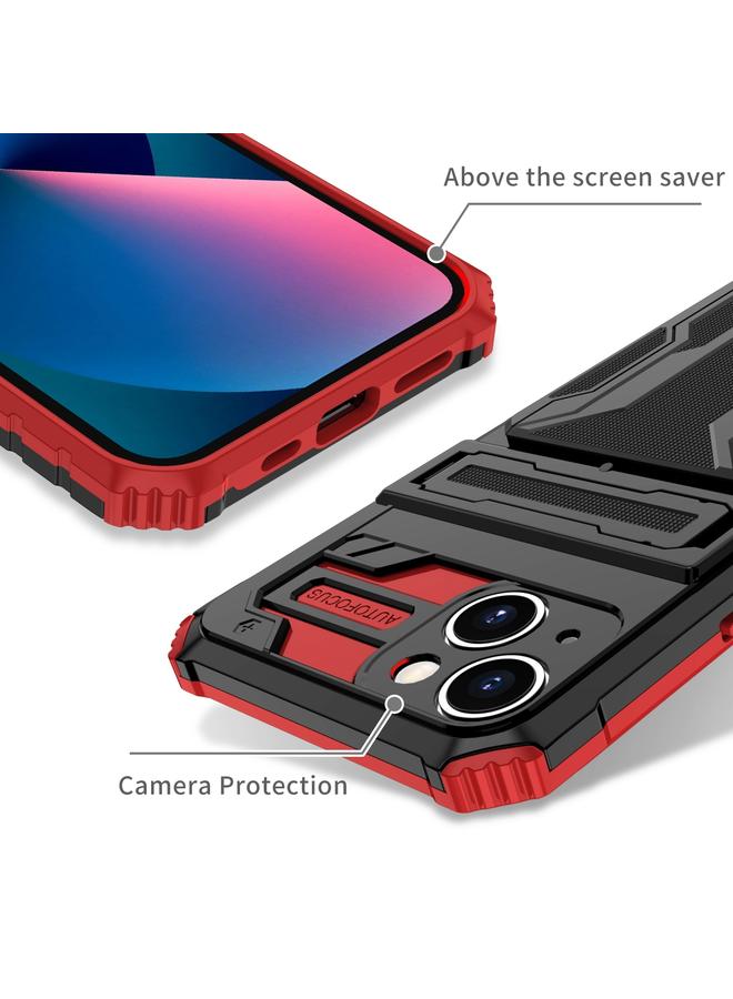 اس-توب جراب لهاتف iPhone 15 مزود بمسند ومحفظة وبطاقة - Image 4