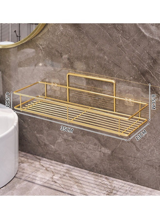 ZCM-HAPPY Bathroom Rack Toiletries Organizer Wall Mounted Storage Rack  - Image 3