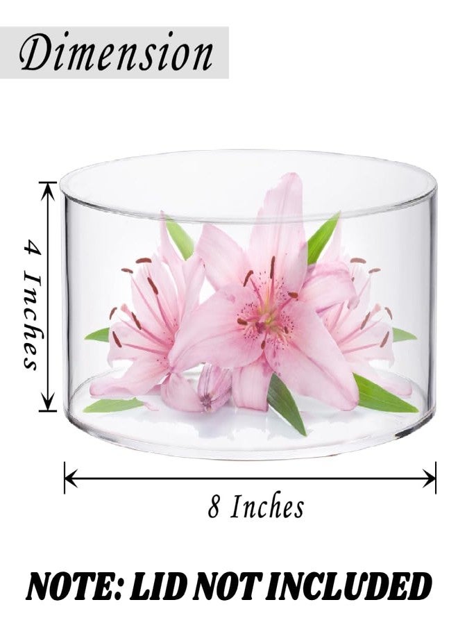 NOKI Clear Acrylic Cake Stand: 11 Inch Cylinder Hollow Risers for Display, Large Round Cake Stands, Cupcake Display Stand for Wedding, Birthday, and Parties - Image 2