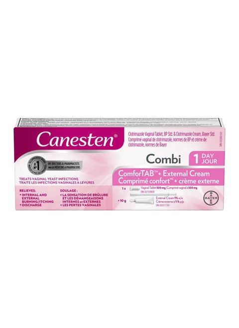 Combi-pak 1 Day ComfortTab plus External Cream