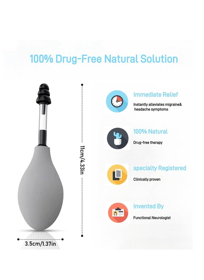 OTTO - Ear Pressure Relief Device - Instant Ear Tension Relief for Migraines, Tinnitus & Travel, Safe Ear Wax Removal Tool for Adults & Kids, Portable Ear Cleaning Suction for Clogged Ears - Image 1