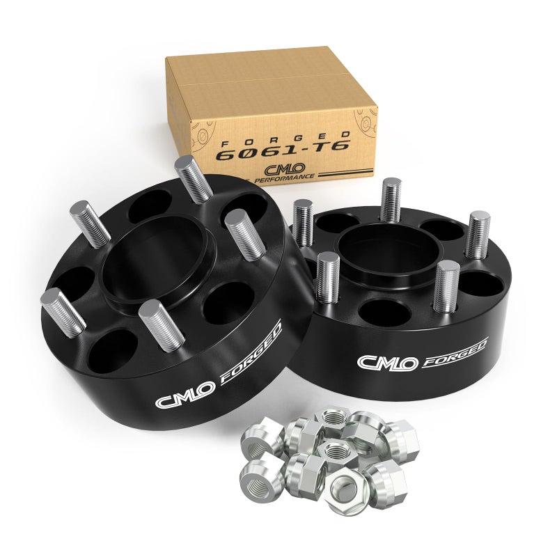 Customadeonly 5x1143 Wheel Spacers for 370Z 350Z 240SX 300ZX GTR Murano Maxima Sentra 2pcs 2 Thick Black Wheel Spacer for Q60 G37 G35 Hubcentric 5x45 661mm Bore M12x125 Lugs 50mm Wide