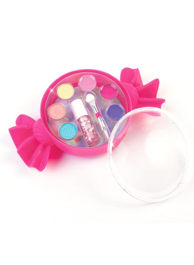 3C4G : Sugar Style Cosmetic Set 9Pcs 4 Colors Of Scented Lip Gloss & Eyeshadow Held In A Candy Shaped Container Makeup Girls & Kids Ages 8+ - Image 4