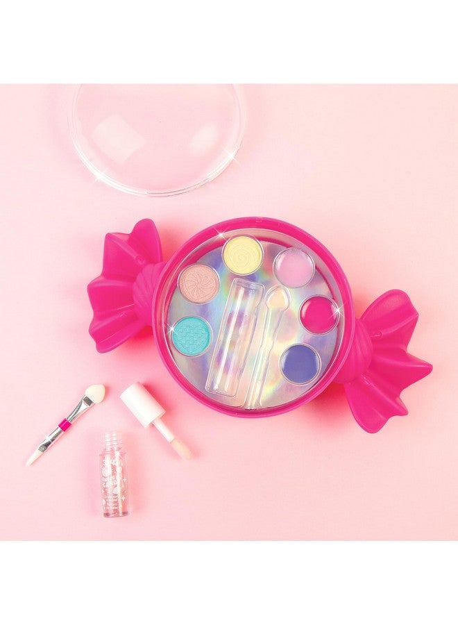 3C4G : Sugar Style Cosmetic Set 9Pcs 4 Colors Of Scented Lip Gloss & Eyeshadow Held In A Candy Shaped Container Makeup Girls & Kids Ages 8+ - Image 5