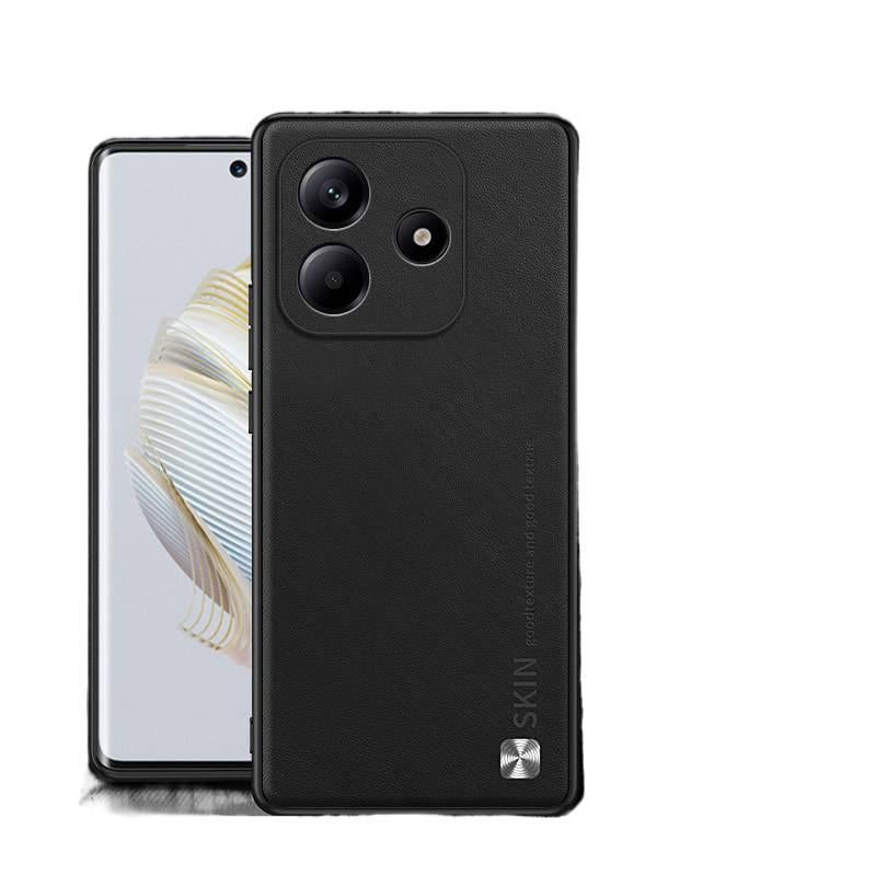 Drop Protection Leather Scratch Resistant Texture for Redmi Note 14 with Full Coverage in Midnight Blue for On The Go Carry - Image 1