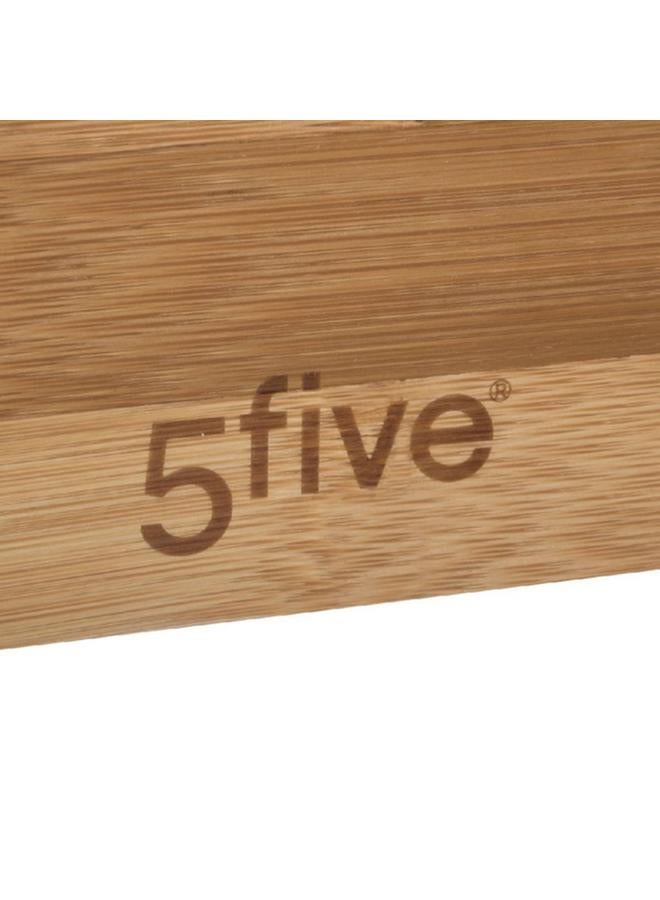 Five Simply Smart Tidy High Quality SpSaving Storage Bamboo Organizer Brown - Image 3