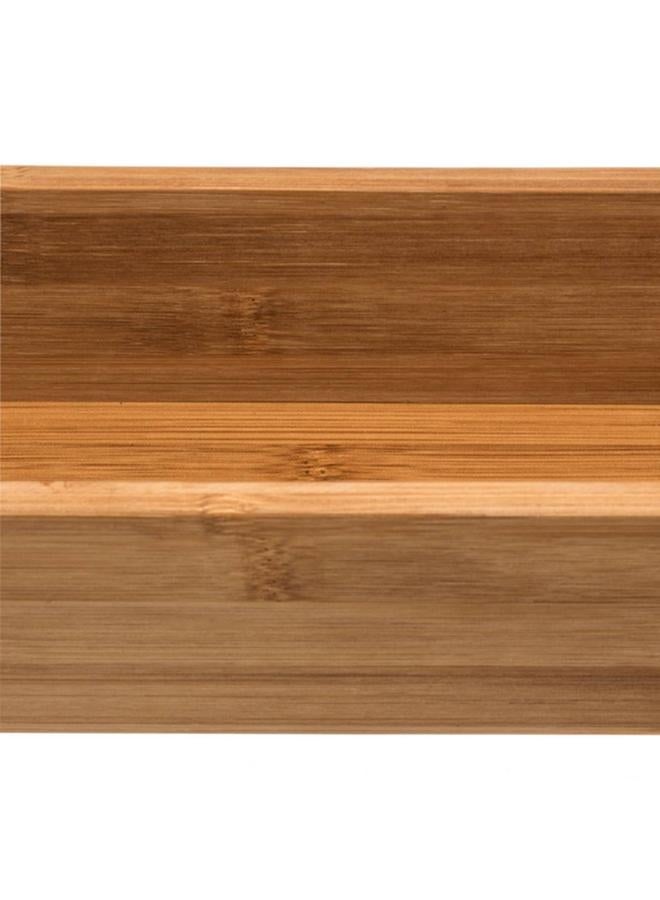 Five Simply Smart Tidy High Quality SpSaving Storage Bamboo Organizer Brown - Image 2