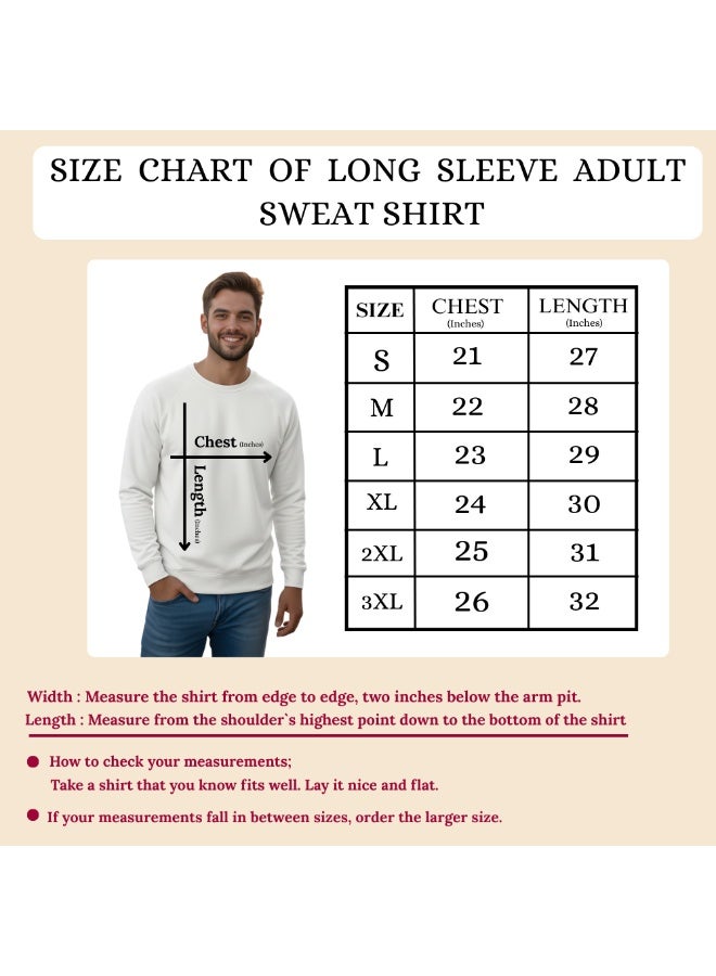 برينت شوب فور مي بلوزات زوجين متطابقة لعيد الحب - بلوزات قطنية مريحة بياقة دائرية وأكمام طويلة - ملابس زوجين رومانسية - Image 2