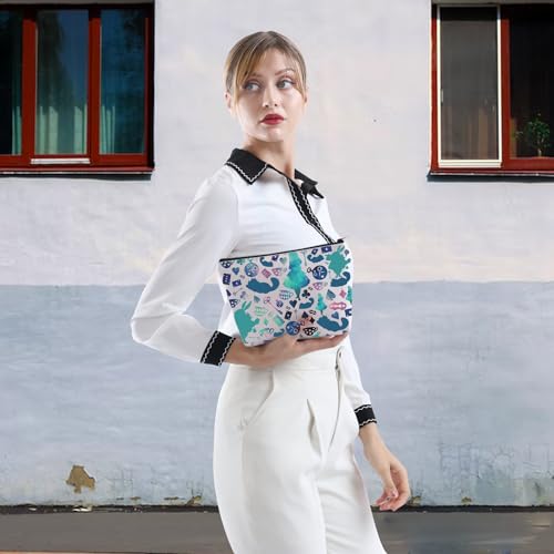 XYANFA Wondderrland Fairy Tale Makeup Bag Movie Fans Gift Cosmetic Bag For Cartoon Lover Zipper Pouch - Image 3