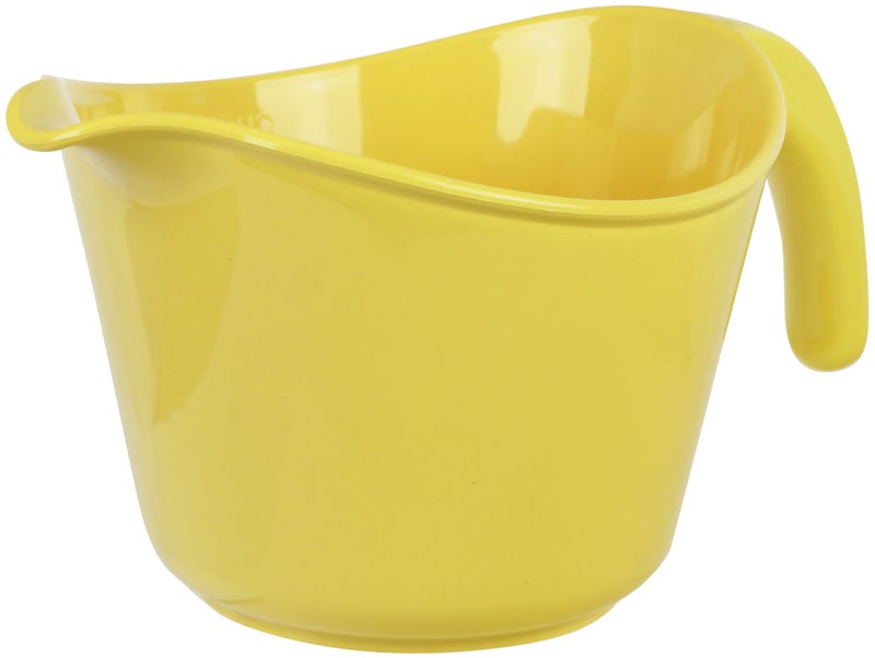 Reston Lloyd Reston Lloyd Batter Bowl With Pour Spout NonSlip Base Erogonomic Space Saving Detachable Handle 2 QT Heavy Duty BPAFree Microwave  Dishwasher Safe Lemon Yellow 