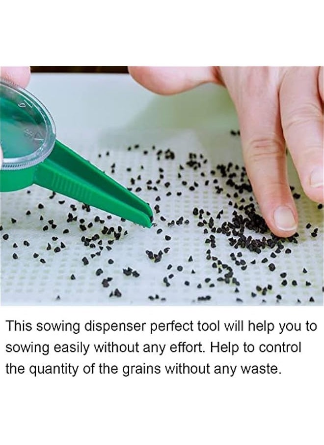 Generic 6 Piece Sowing Seeds Dispenser Set Portable Planting Spreader Seedling Tool Handheld Potted Mini Seeder Utensil 6-Piece Set Seeding Spreading Tool Seeding Tool Spreaders  - Image 2