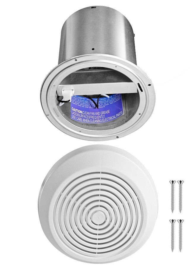 Zeikiwe V2262-50 7 Inch Bathroom Exhaust Fan, 50 CFM Quiet Ceiling Vent Fan, 1.0 Sones Low Noise Extractor for 8" Opening, Through Wall Exhaust fan for Home, Bathroom, Laundry and Garage - Image 1