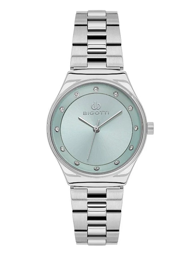 Bigotti Milano Bigotti - Raffinato Women Watch | Stainless SteelBrass Case | Analog | Round Dial | Mineral Glass | Japanese Quartz | Water Resistant 30 Meters