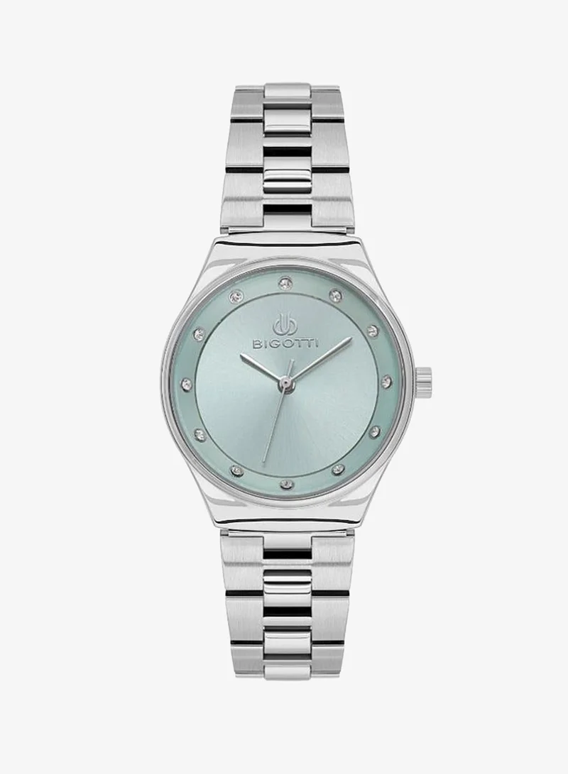 BIGOTTI Bigotti - Raffinato Women Watch | Stainless SteelBrass Case | Analog | Round Dial | Mineral Glass | Japanese Quartz | Water Resistant 30 Meters