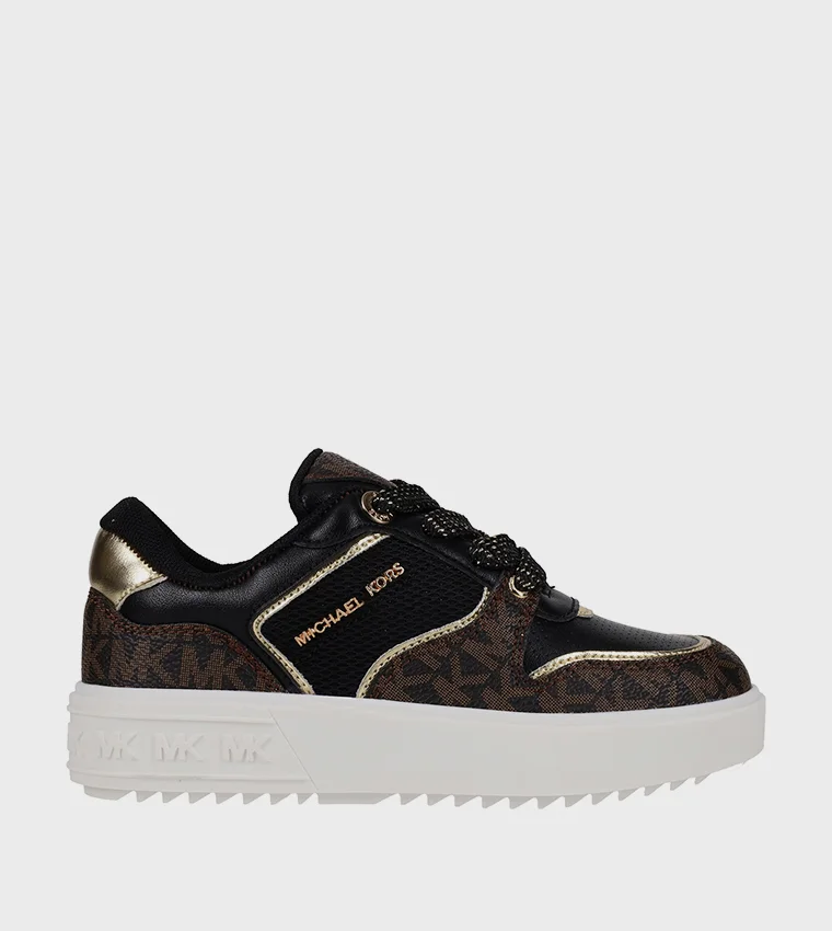 Michael Kors EMMET RUMI Monogram Low-Top Sneakers