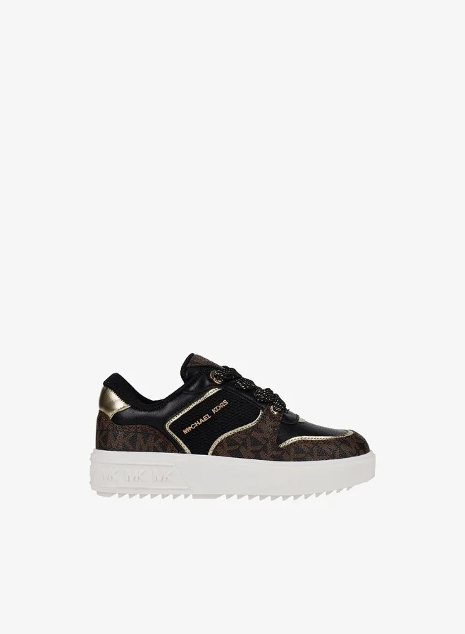 Michael Kors EMMET RUMI Monogram Low-Top Sneakers
