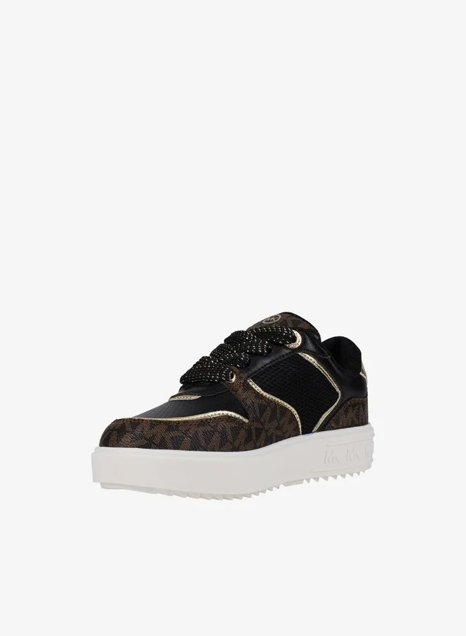 Michael Kors EMMET RUMI Monogram Low-Top Sneakers