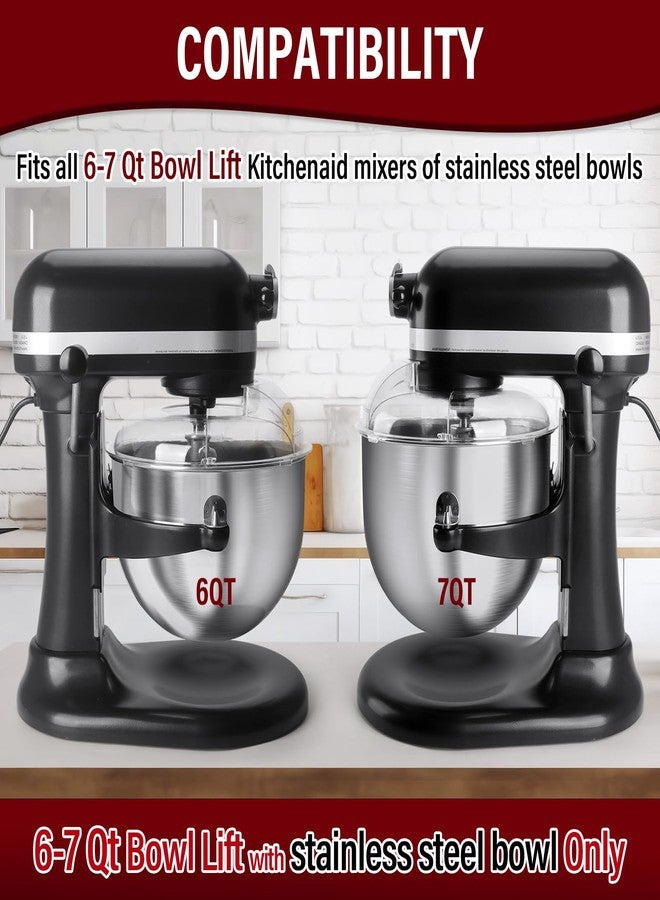 Taladad Spill Protector for KitchenAid Stand Mixers Bowl Lift 6-7 QT Stainless Steel (Only), Safety Spill Protector, Splash Protector for Aid Mixer Bowl - Image 5