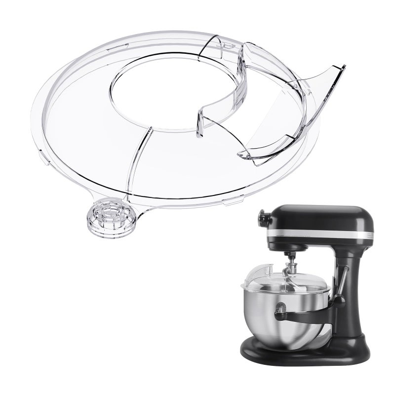 Taladad Spill Protector for KitchenAid Stand Mixers Bowl Lift 6-7 QT Stainless Steel (Only), Safety Spill Protector, Splash Protector for Aid Mixer Bowl - Image 1