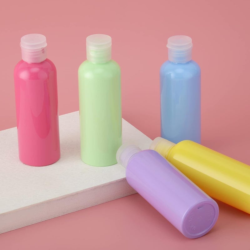 LISAPACK 3.4 oz Travel Bottles for Toiletries, Plastic Travel Size Containers for Shampoo Conditioner TSA Approved, Empty Small Squeeze for Lotion, Leak Proof Mini Liquid Tube for Refillable - Image 4