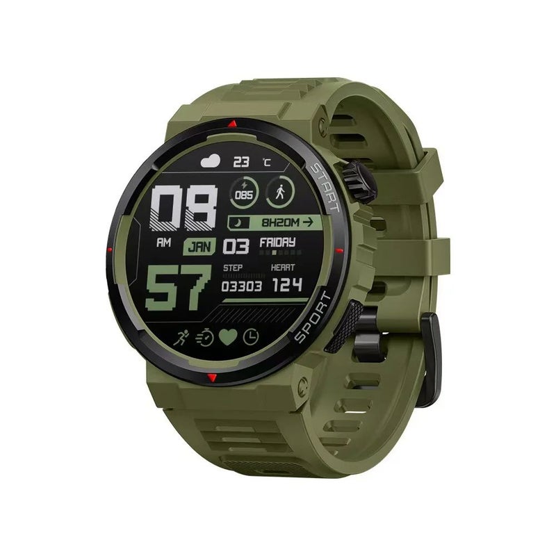 Zeblaze Ares 3 Plus Smart Watch 1.43-inch 3D Interactive Amoled Screen 24H Health Monitoring Bluetooth Calls, Dark Green - Image 1