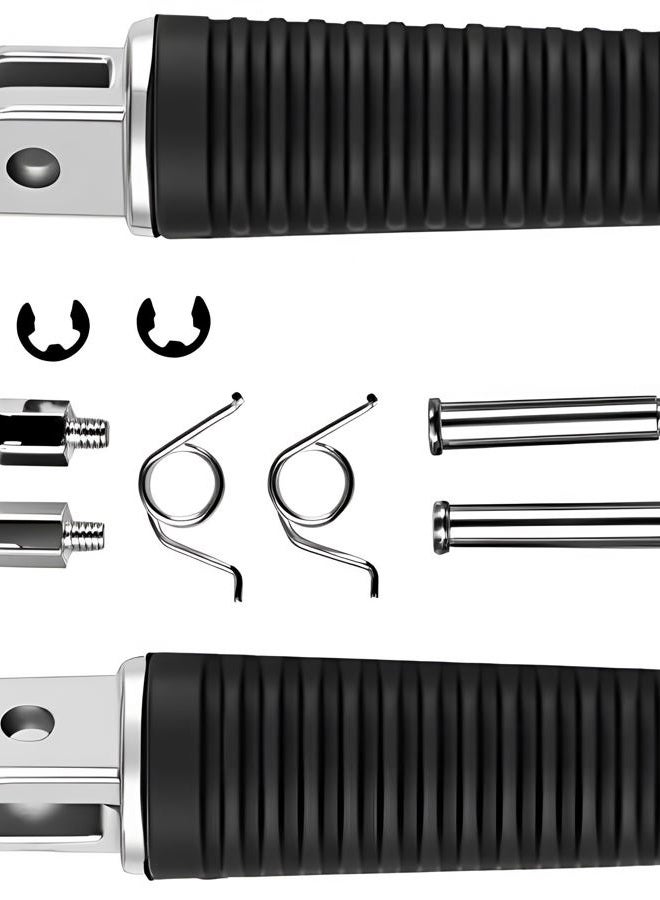 TCMI Motorcycles Foot Pegs Footrest Compatible with Yamaha FZ6 2004-2009 - Image 4