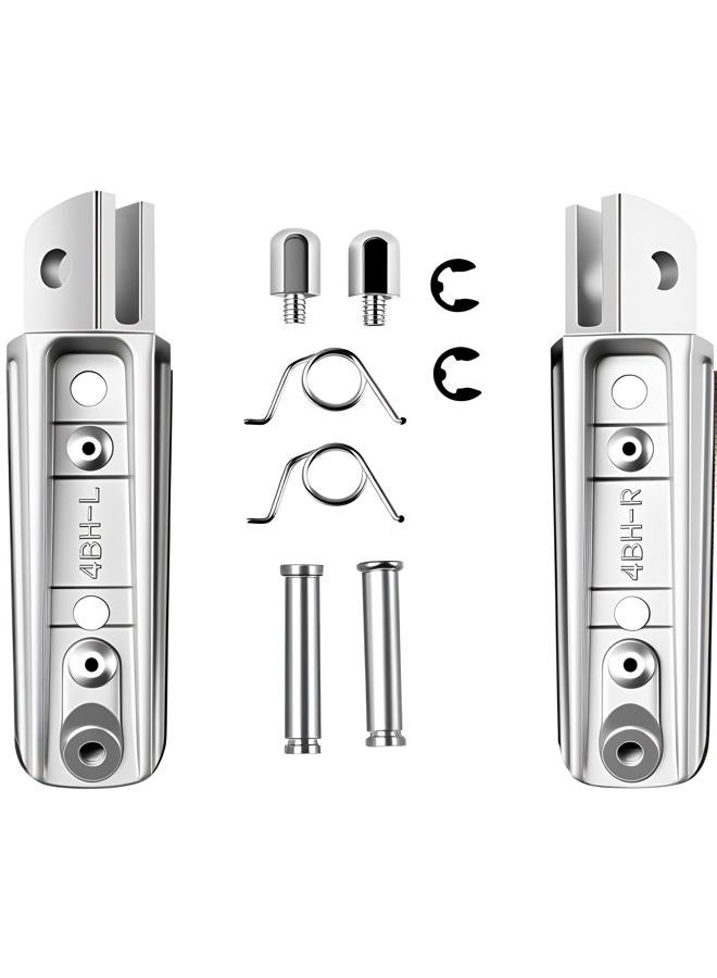 TCMI Motorcycles Foot Pegs Footrest Compatible with Yamaha FZ6 2004-2009 - Image 3
