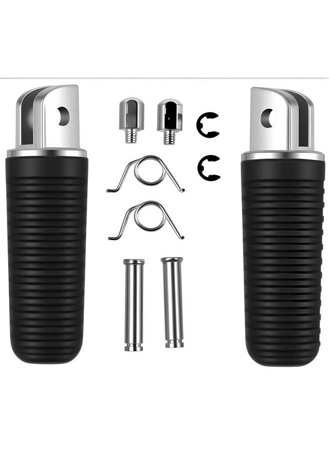 TCMI Motorcycles Foot Pegs Footrest Compatible with Yamaha FZ6 2004-2009 - Image 2