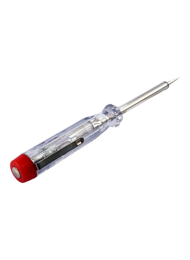 Tactix 200-250V Steel Durable Circuit Tester Clear and Silver 140mm 405001  - Image 1