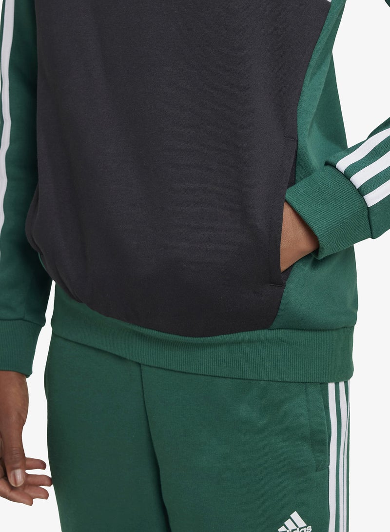 اديداس هودي أطفال تيبيريو بألوان متدرجة وخطوط ثلاثية - Image 4