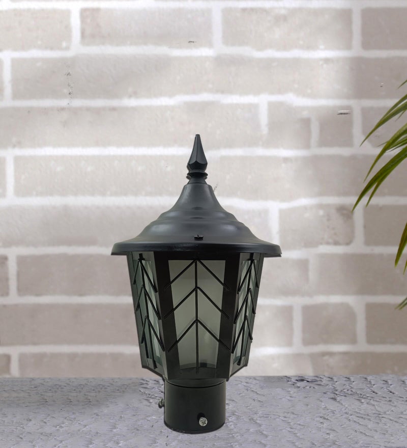 WHITERAY Outdoor Post Lantern Gate Light Black Pillar Lamp Garden Light Weatherproof Fixture for Pathway Front Entrance Patio or Walkway (Without Bulb) - Image 3