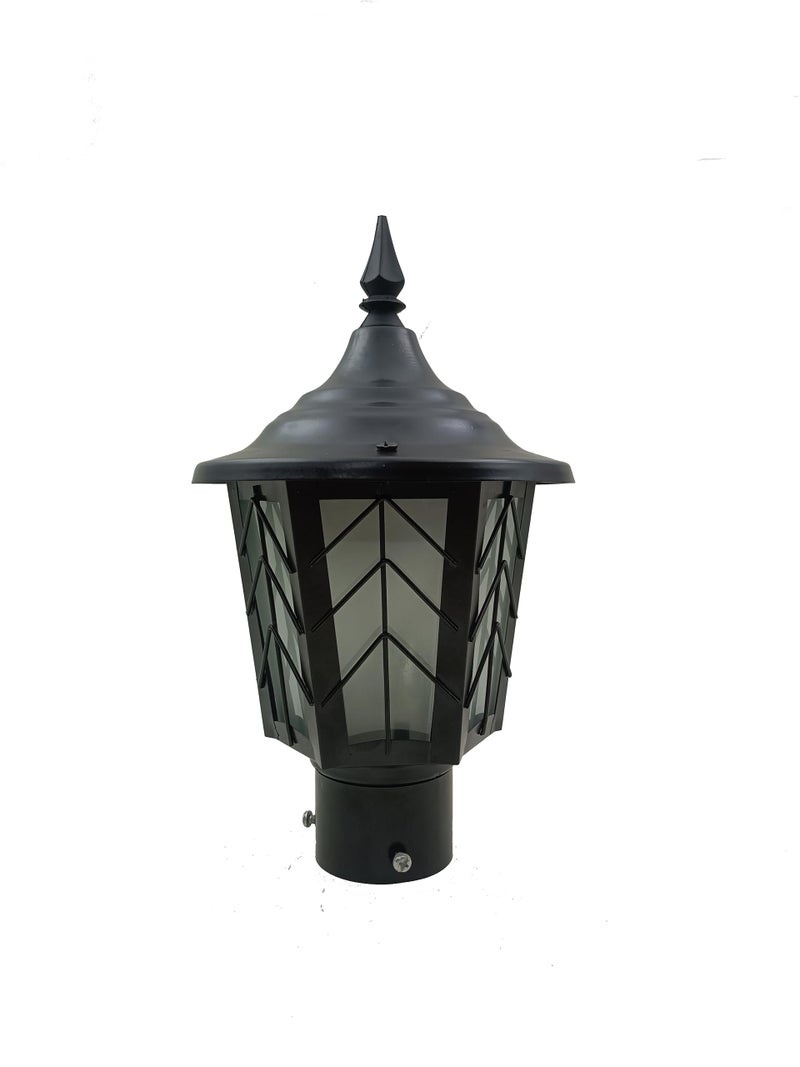 WHITERAY Outdoor Post Lantern Gate Light Black Pillar Lamp Garden Light Weatherproof Fixture for Pathway Front Entrance Patio or Walkway (Without Bulb) - Image 5