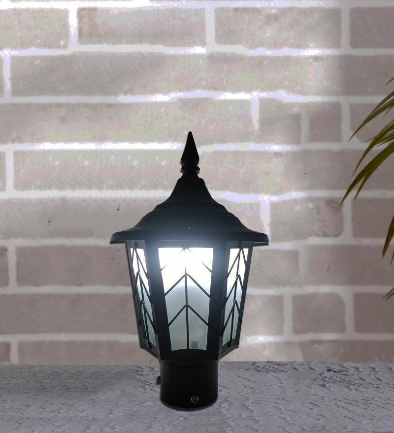 WHITERAY Outdoor Post Lantern Gate Light Black Pillar Lamp Garden Light Weatherproof Fixture for Pathway Front Entrance Patio or Walkway (Without Bulb) - Image 4