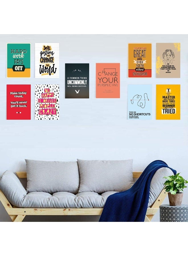 PAPER PLANE DESIGN Quote and Motivational Poster Set of 10 (Size 45 x 30 cm) - Image 5