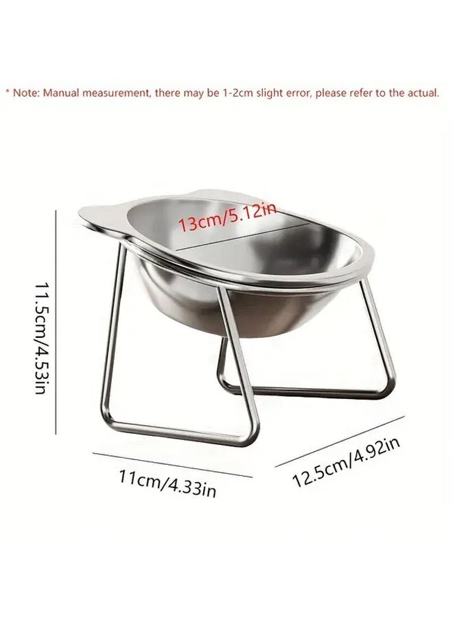 Stainless Steel Elevated Pet Bowl For Cats And Dogs With Non Skid Base - Image 3