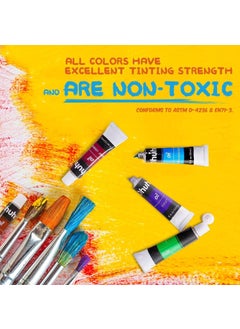 Ohuhu Ohuhu Oil Paint Set Oil Paint Tubes Oil-based 24 Colors Colors Artists Paints Oil Painting Set for Beginners Students Adults Great Gift Idea 24 Tubes 12 ml each, Multicolour  - Image 3