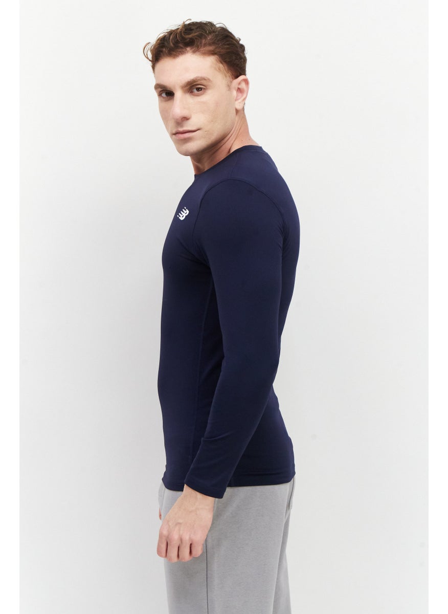 Men Sportswear Fit Long Sleeves Training Sweatshirt, Navy - pzsku/Z60A022678A57916B9622Z/45/_/1726109206/23c5b303-1158-491e-9b62-e560e83b1cc7