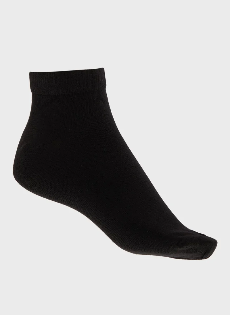 Seventy Five Basics 3 Pack Ankle Socks with Antibacterial Finish