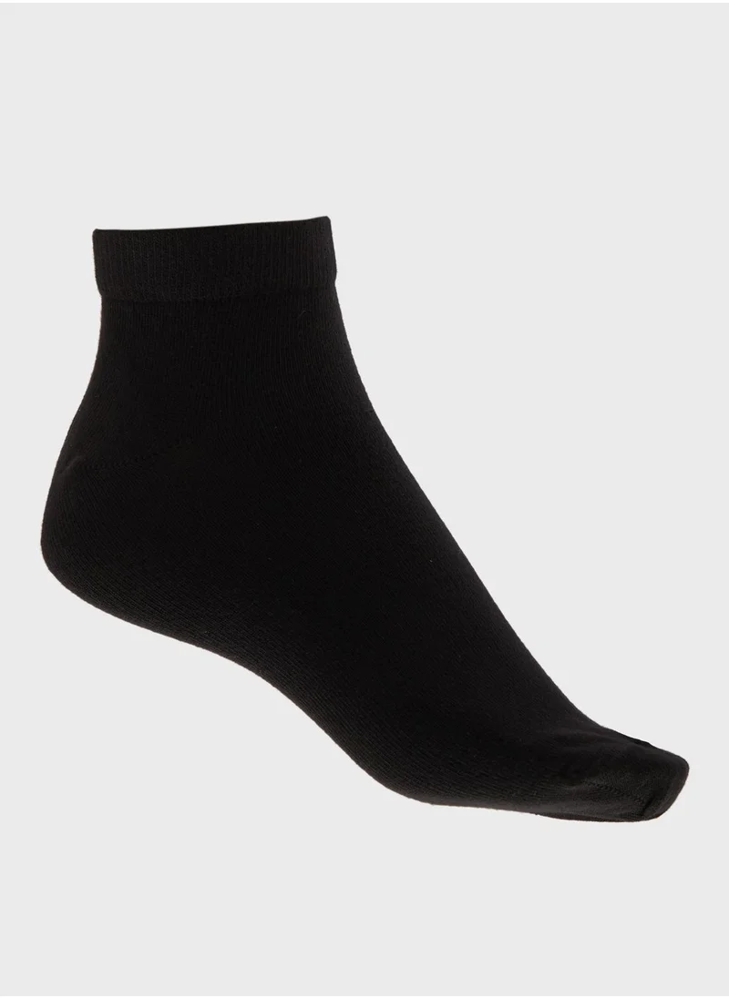 Seventy Five Basics 3 Pack Ankle Socks with Antibacterial Finish