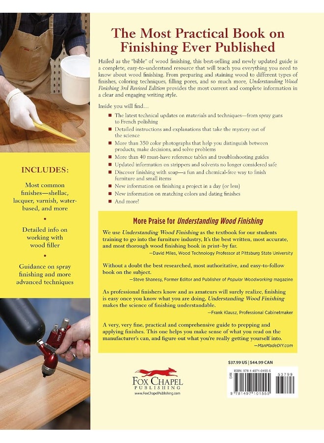 Understanding Wood Finishing, 3rd Revised Edition: How to Select and Apply the Right Finish