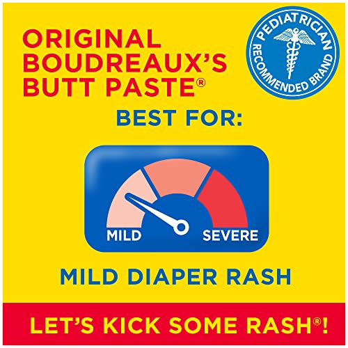 Boudreaux's Butt Paste Original Diaper Rash Cream, Ointment for Baby, 2 oz Tube - Image 3