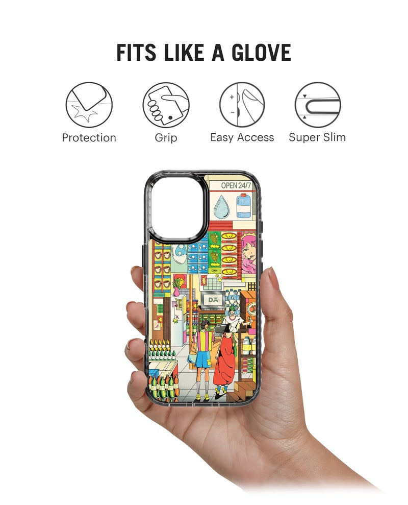 DailyObjects General Store Stride 2.0 Magnetic Case Cover Compatible with iPhone 16 | Wireless Charging Slim Back Cover | 2 Layer Edge Protection & Shockproof - Image 2